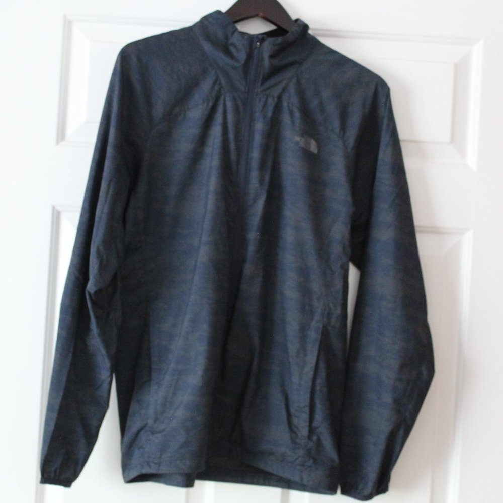 The North Face, Windbreaker, M size, Blue camo, Great condition